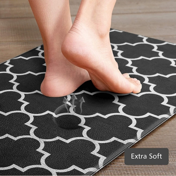 KMAT Kitchen Mat [2 PCS] Cushioned Anti-Fatigue Mat, Waterproof Kitchen Mat - Picture 5 of 6